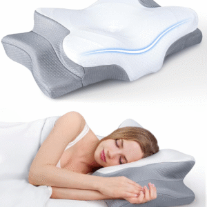 Ultra Pain Relief Cooling Pillow for Neck Support, Adjustable Cervical Pillow Cozy Sleeping, Odorless Ergonomic Contour Memory Foam Pillows, Orthopedic Bed Pillow for Side Back Stomach Sleeper